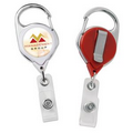 Premium Carabiner Custom Badge Reels with Belt Clip